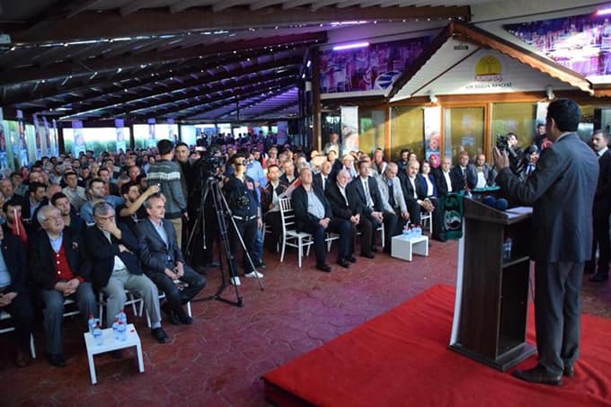 Sinan Oğan partililer ile buluştu