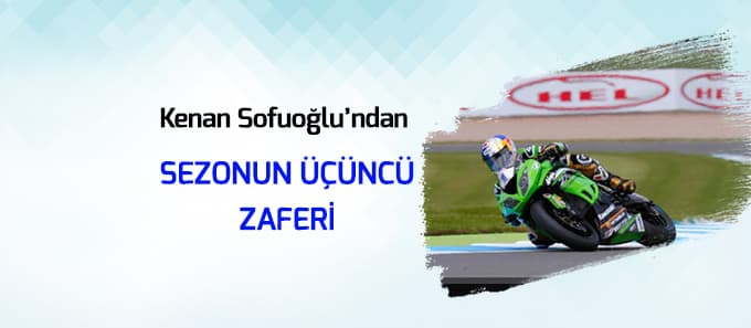 Kenan Sofuoğlu'ndan sezonun üçüncü zaferi