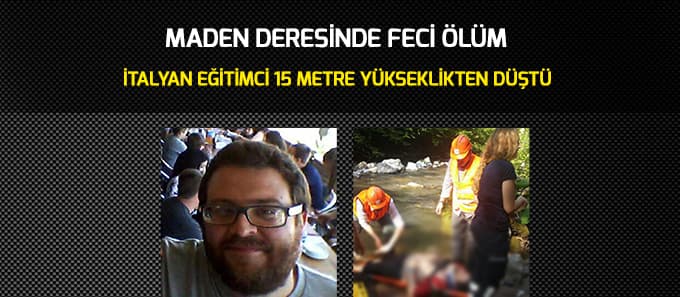 Kayalıklardan düşerek öldü