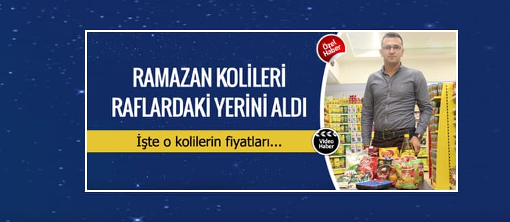 Ramazan kolileri raflardaki yerini aldı