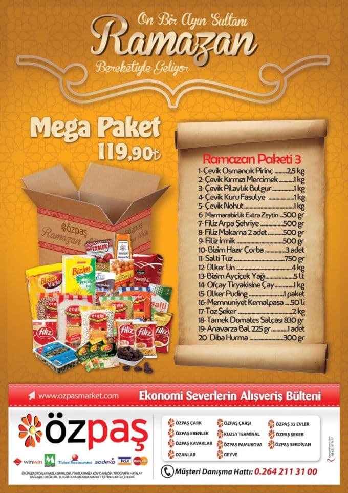 Ramazan kolileri raflardaki yerini aldı