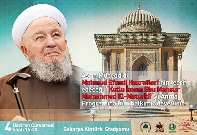 Mahmut Efendi Sakarya'ya geliyor