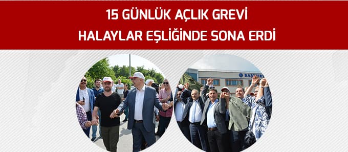 Açlık grevine son verdiler
