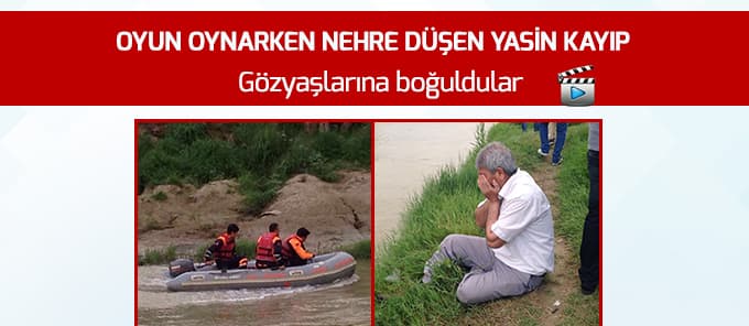 Sakarya Nehri'ne düşen Yasin kayboldu