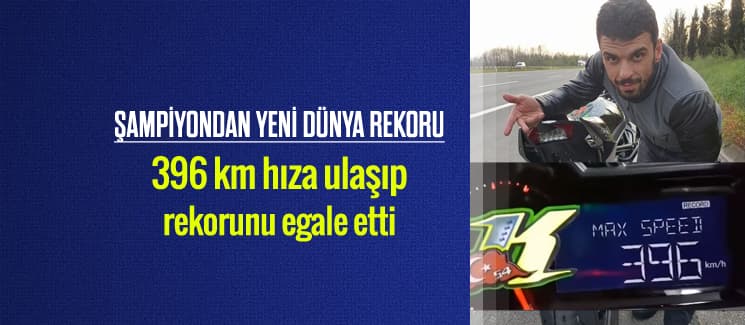 Şampiyondan yeni dünya rekoru