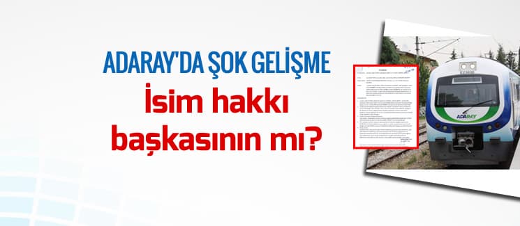 Adaray'da şok gelişme!