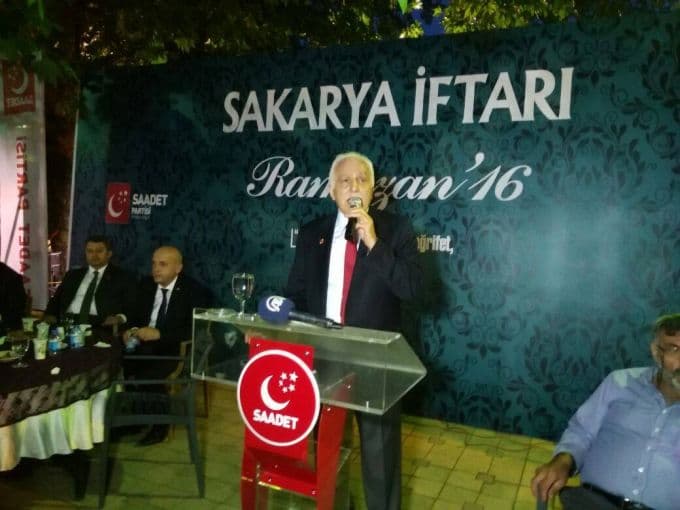 SP Lideri Kamalak Sakarya'da iftara katıldı