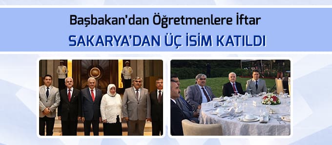 Başbakan ile iftar yaptılar