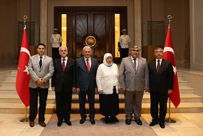 Başbakan ile iftar yaptılar