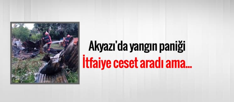İtfaiye o yangında ceset aradı ama...