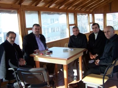 Yaşar Yazıcı, Tebrik ve Taziyeleri Kabul Ediyor