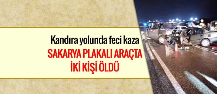 Kandıra yolunda büyük kaza