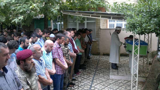 Türkmendağı Şehidi Yavuz Batur son yolculuğuna uğurlandı