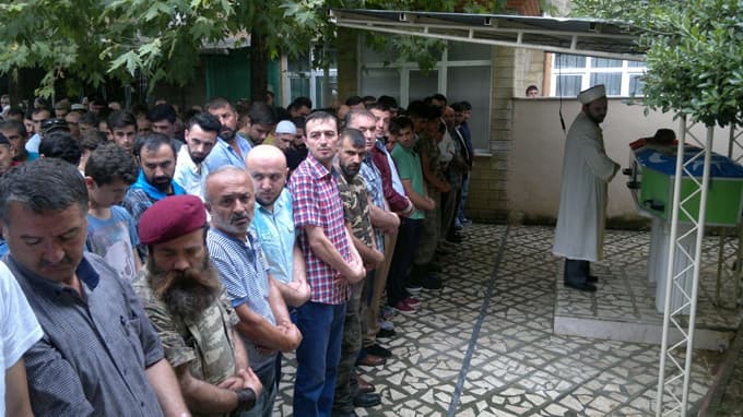 Türkmendağı Şehidi Yavuz Batur son yolculuğuna uğurlandı