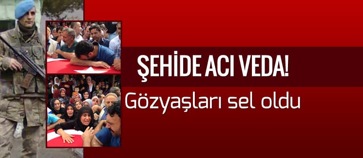 Şehit Samet Şare'ye acı veda