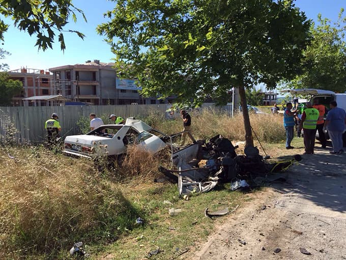 Çevre yolunda feci kaza!