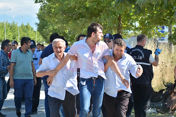 Çevre yolunda feci kaza!