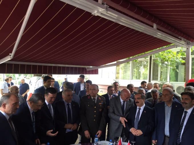 Sakarya protokolü bayramlaştı