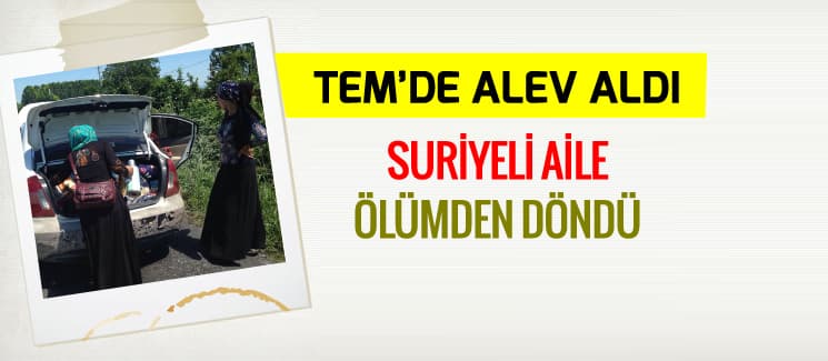 Suriyeli aile ölümden döndü