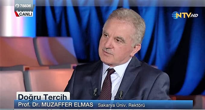 Rektör Elmas, 'Doğru Tercih' programına konuk oldu