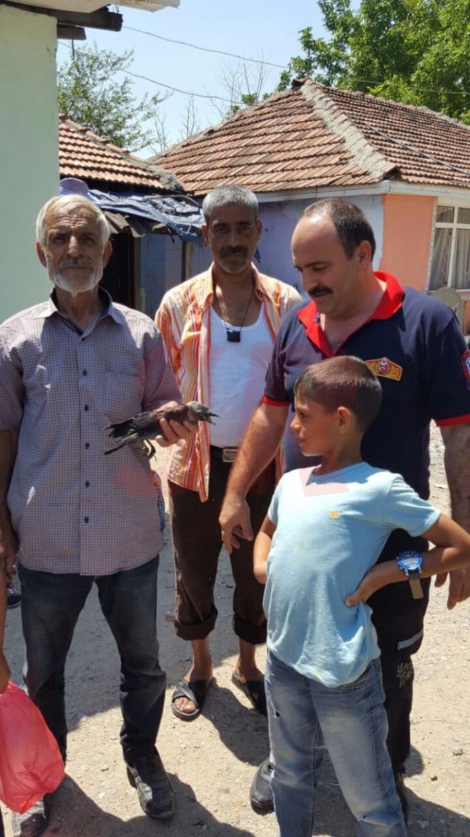 Elektrik tellerinde mahsur kaldı