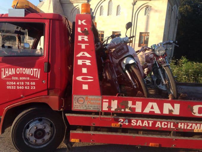 Jandarma ekiplerinden motosiklet avı