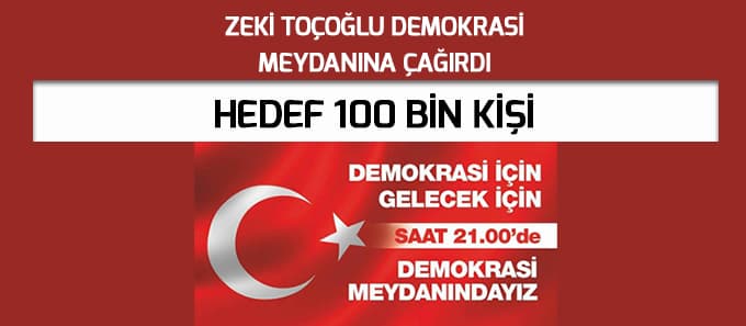 Toçoğlu, Sakaryalılara çağrıda bulundu