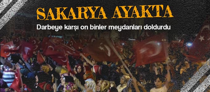 Darbeye karşı on binler meydanları doldurdu