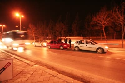 Tek Yokuşunda Zincirleme Kaza
