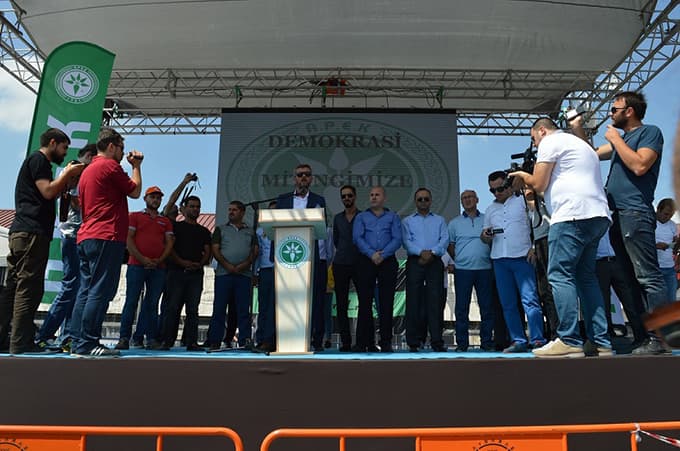 Yönetim kurulu başkanı Ahmet AYA konuşma yaptı