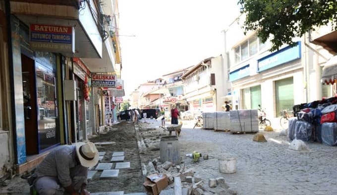 Sapanca'nın çarşısı yenileniyor