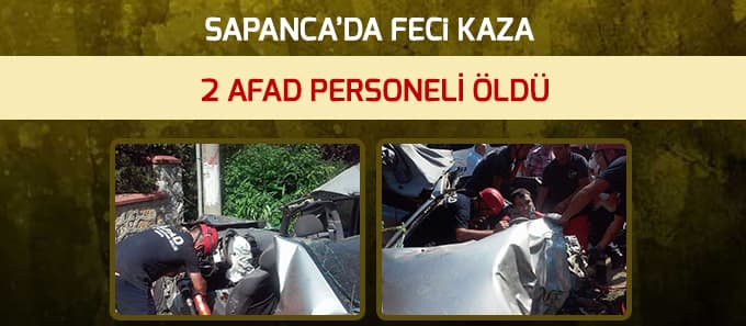 Sapanca'da feci kaza