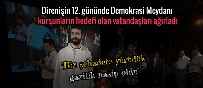 Biz şehadete yürüdük gazilik nasip oldu