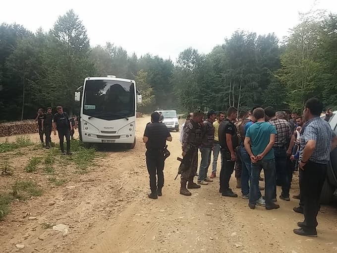 Ormanda asker görüldü ihbarı gelince...