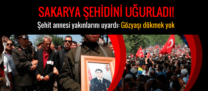 Sakarya şehidine ağladı!