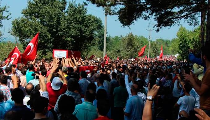 Sakarya şehidine ağladı!
