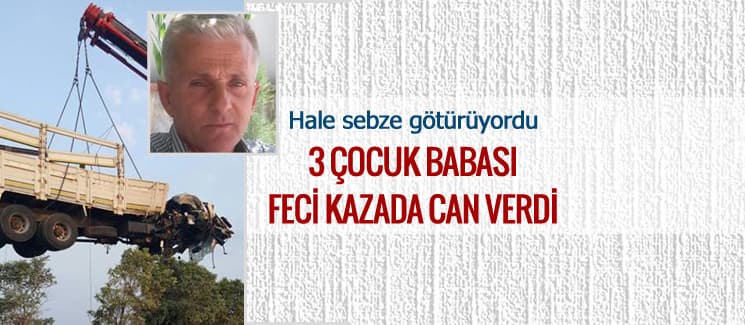 Sakaryalı kamyon şoförü feci kazada can verdi
