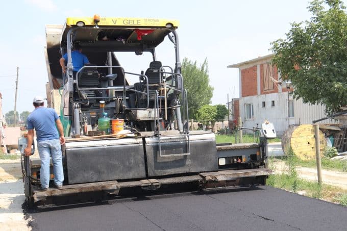Serdivan'da o bölgeler asfaltlandı