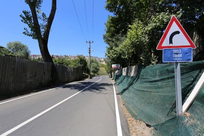 Serdivan'da o bölgeler asfaltlandı