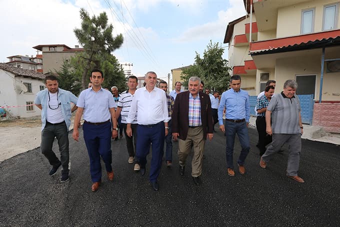Önce altyapı şimdi asfalt...