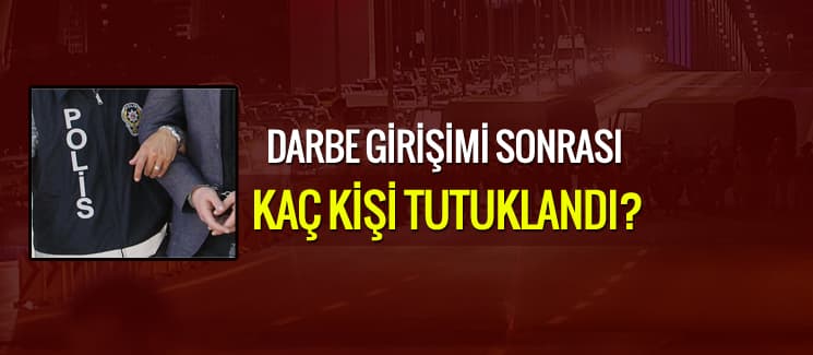 Darbe girişimi sonrası ilimizde kaç kişi tutuklandı?