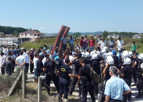 Rüstemler'de gergin anlar