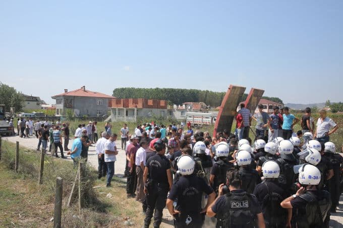 Rüstemler'de gergin anlar