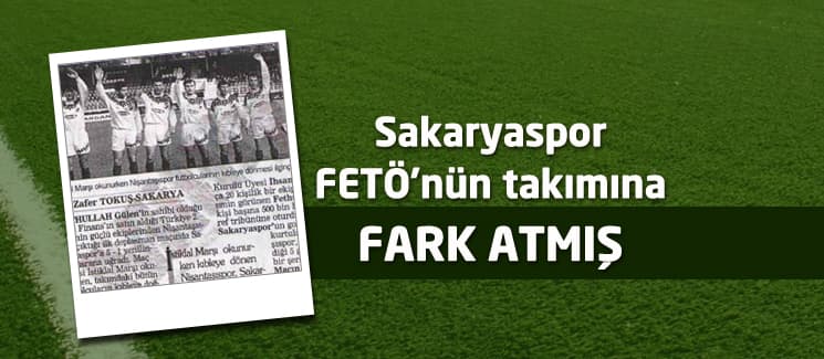 Sakaryaspor, FETÖ'nün takımına fark atmış
