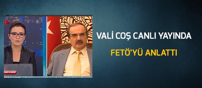Vali Coş canlı yayında FETÖ'yü anlattı