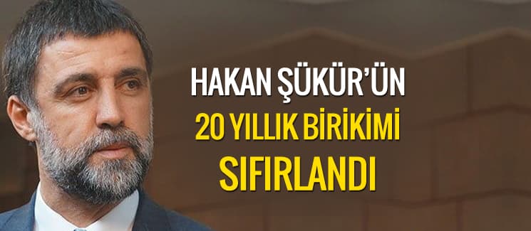 Hakan Şükür, tüm birikimini kaybetti