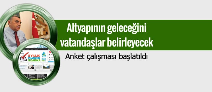 Şehrin altyapı geleceğini vatandaşlar belirleyecek