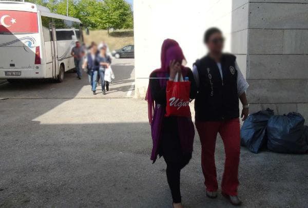 PKK operasyonunda gözaltına alınan 8 kişi adliyede