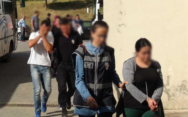 PKK operasyonunda gözaltına alınan 8 kişi adliyede