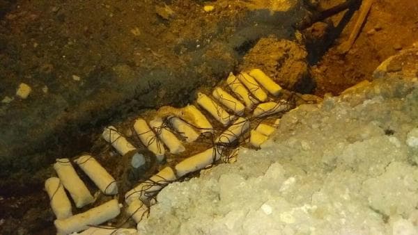 Bomba düzeneği zannedip jandarmaya haber verdiler